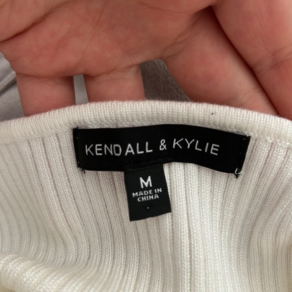 KENDALL & KYLIE white ribbed tank - Picture 3 of 3